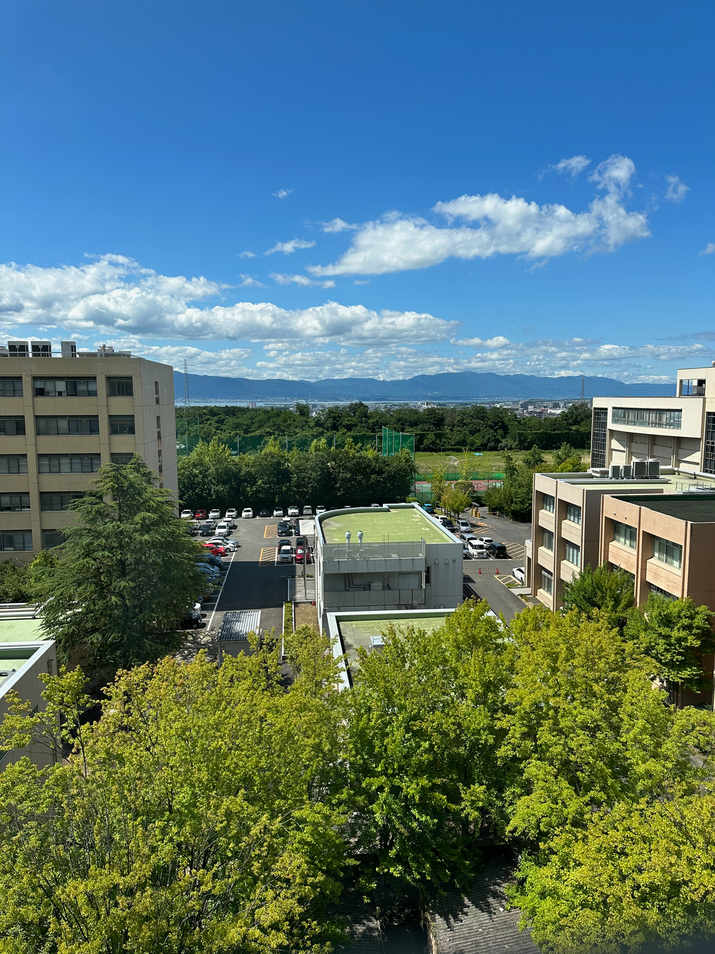 View from the General Research Building of Shiga University of Medical Science